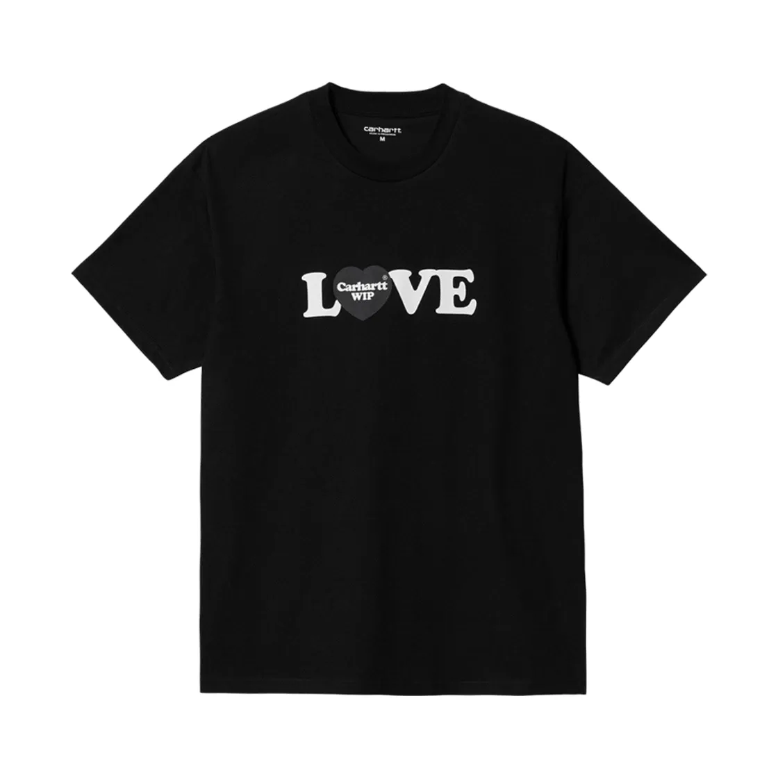 칼하트 WIP 러브 티셔츠 블랙
