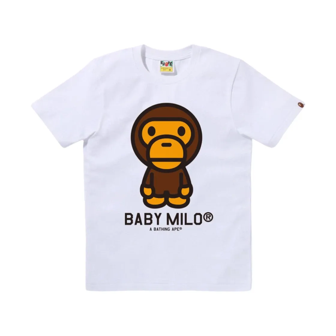 베이프 베이비 마일로 티셔츠 화이트
