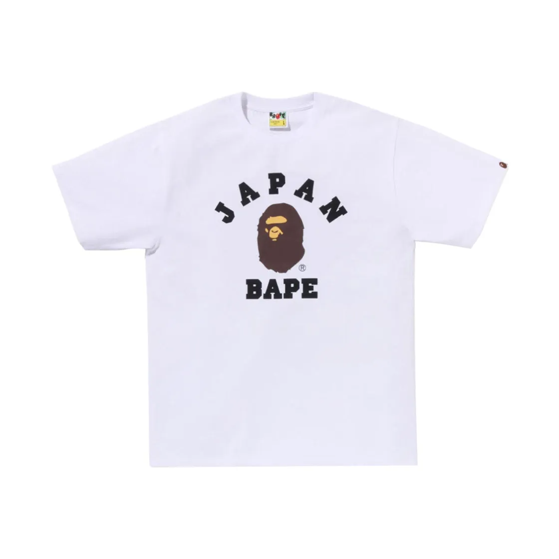 베이프 재팬 컬리지 시티 티셔츠 화이트