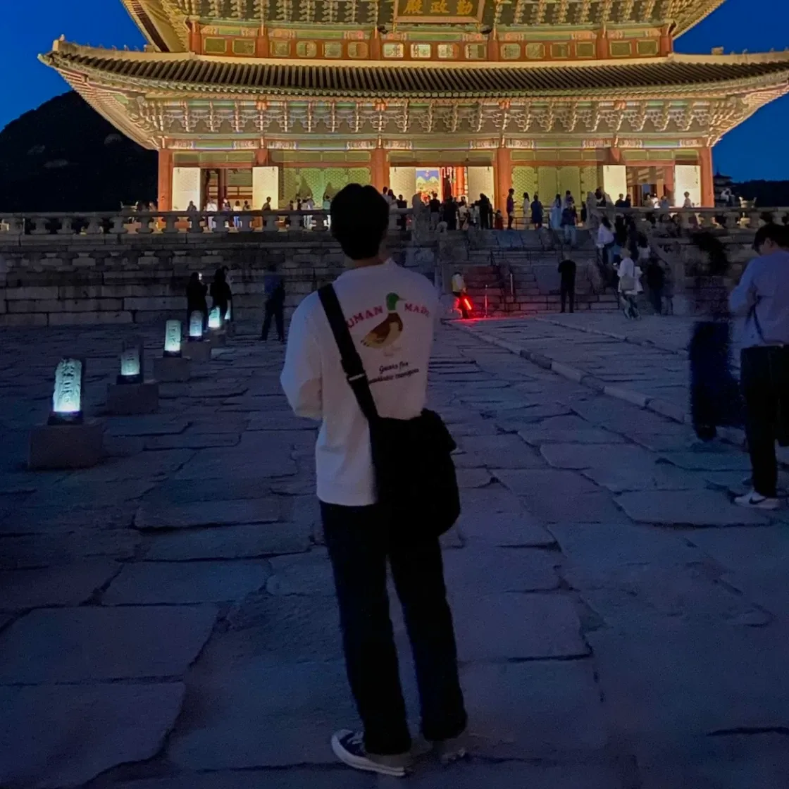 휴먼 메이드 그래픽 롱슬리브 티셔츠 #3 화이트 thumbnail 2