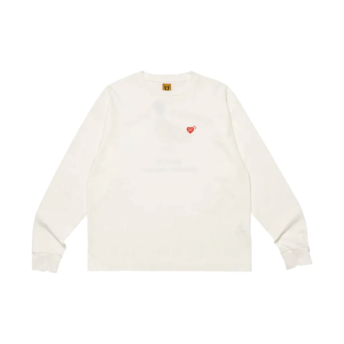 휴먼 메이드 그래픽 롱슬리브 티셔츠 #3 화이트 thumbnail 4