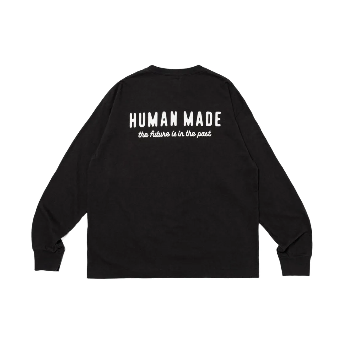 휴먼 메이드 그래픽 롱슬리브 티셔츠 블랙 thumbnail 2