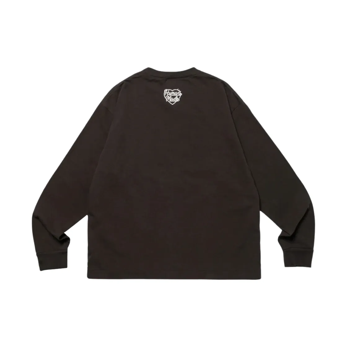 휴먼 메이드 그래픽 롱슬리브 티셔츠 #4 블랙 thumbnail 3