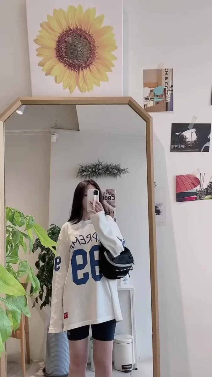 슈프림 99 롱슬리브 풋볼 탑 스톤 - 24SS thumbnail 4