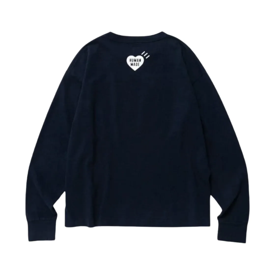 휴먼 메이드 래빗 롱슬리브 티셔츠 네이비 thumbnail 2