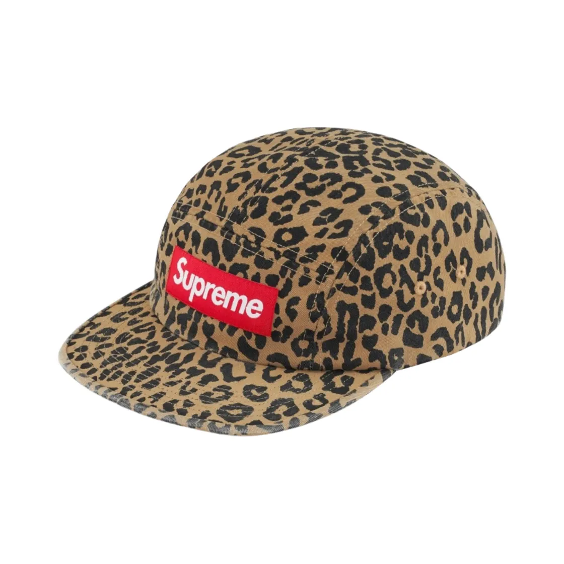 슈프림 워시드 치노 트윌 캠프캡 레오파드 - 23FW