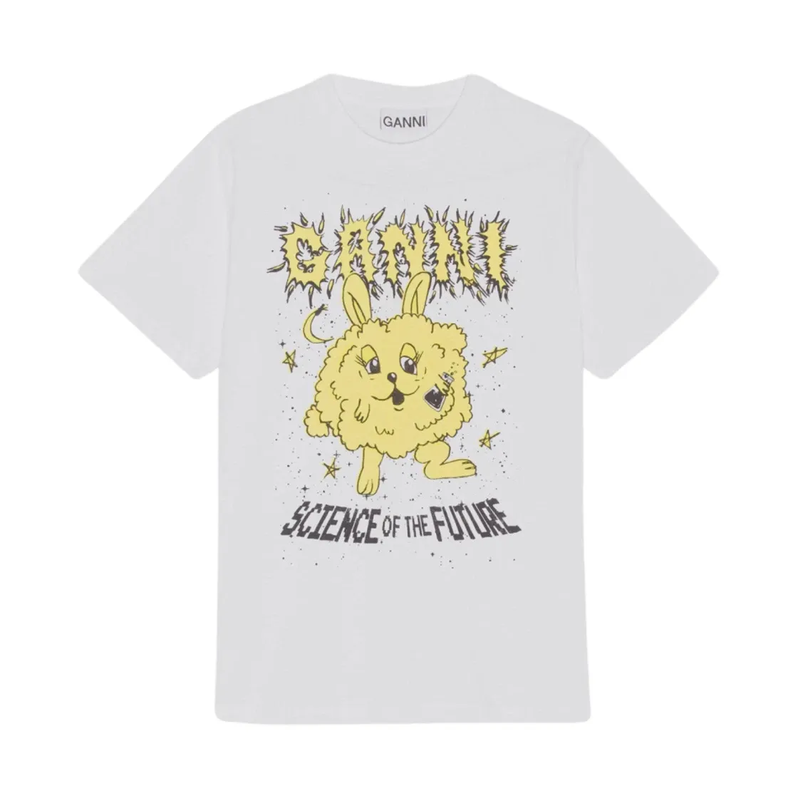 가니 릴렉스드 버니 티셔츠 브라이트 화이트