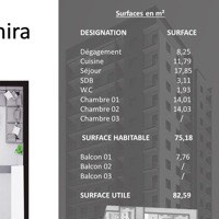 À vendre Appartement - F3 3
