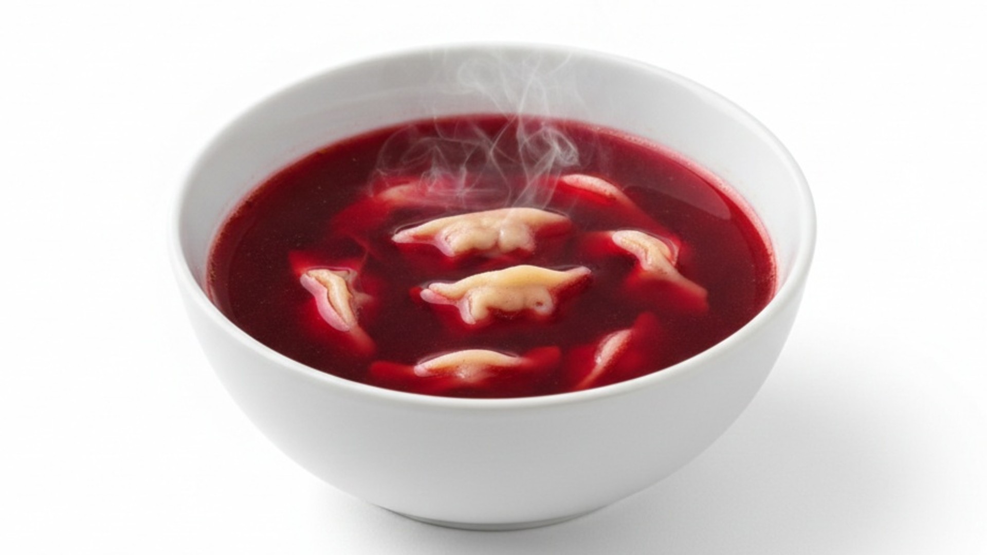 Barszcz czerwony z uszkami