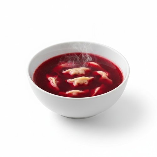 Barszcz czerwony z uszkami