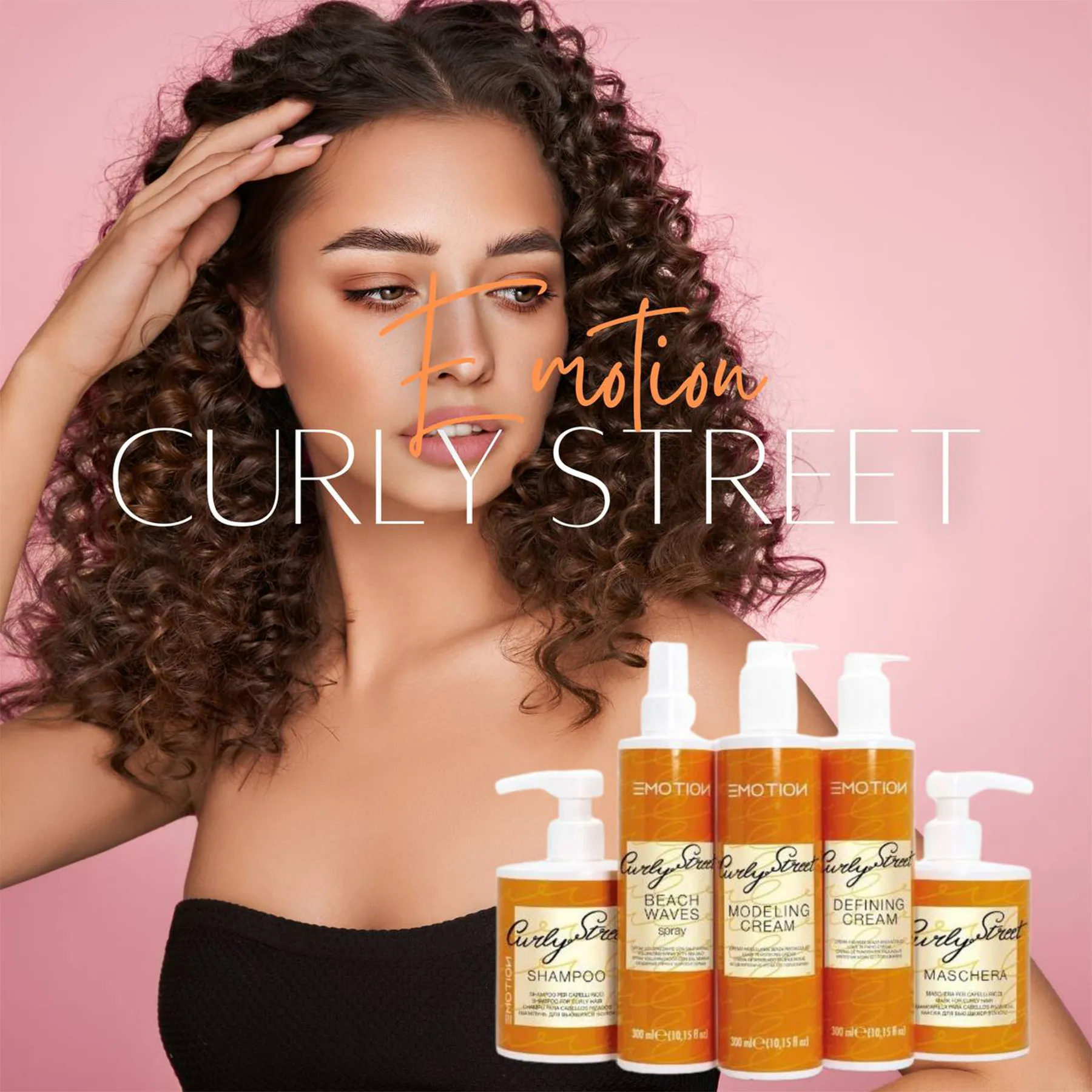 Маска Emotion Curly Street для кучерявого волосся
