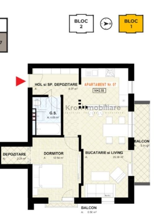 Apartament 2 camere