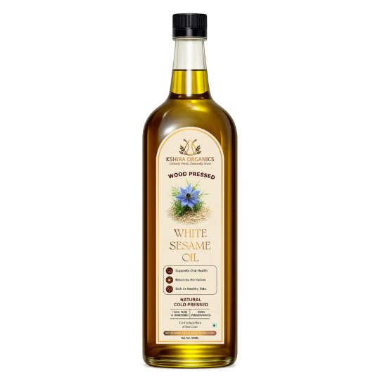 Wood Pressed White Sesame Oil