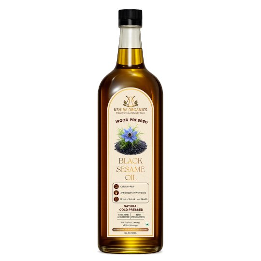 Wood Pressed Black Sesame Oil