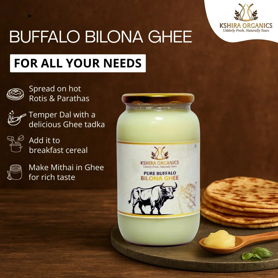 Kshira Organics Pure Murrah Buffalo Bilona Ghee thumbnail 2