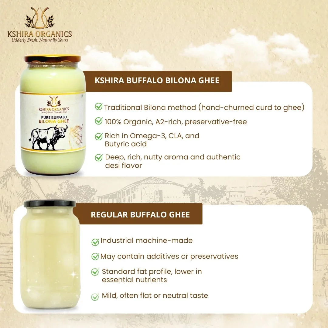 Kshira Organics Pure Murrah Buffalo Bilona Ghee thumbnail 3