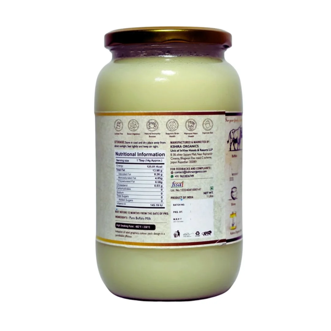 Kshira Organics Pure Murrah Buffalo Bilona Ghee thumbnail 5
