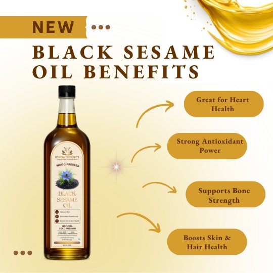 Wood Pressed Black Sesame Oil thumbnail 3