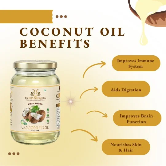 Kshira Organics Wood Pressed Coconut Oil — Kachi Ghani thumbnail 3