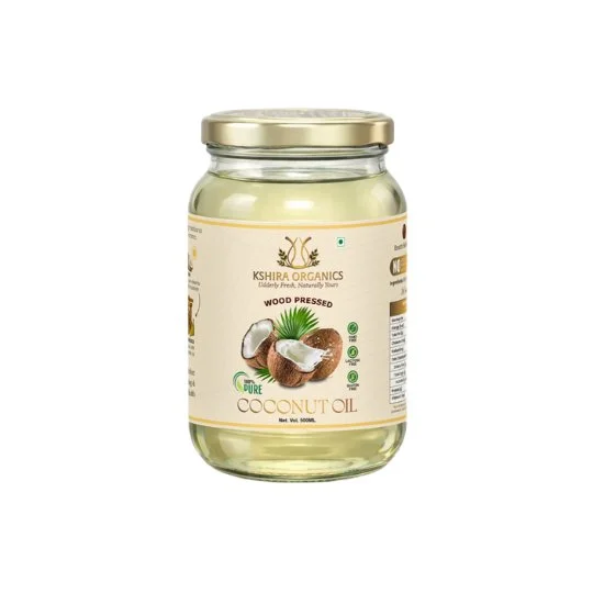 Kshira Organics Wood Pressed Coconut Oil — Kachi Ghani - Image 1