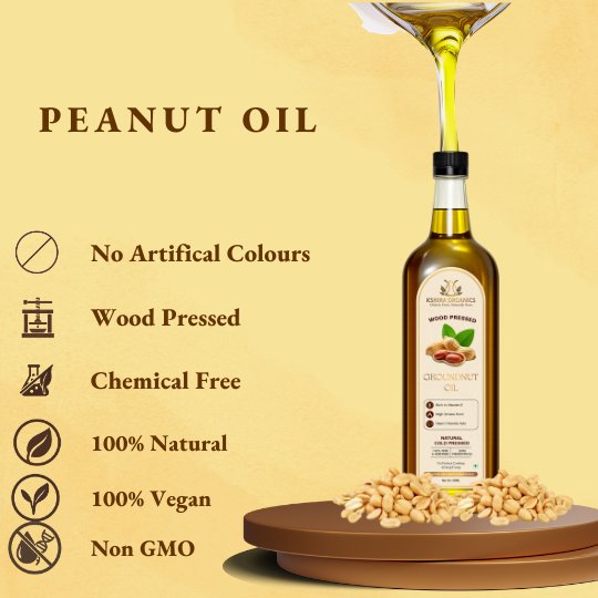 Wood Pressed Groundnut Oil thumbnail 4