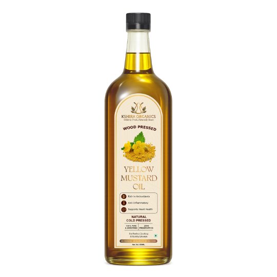 Wood Pressed Yellow Mustard Oil