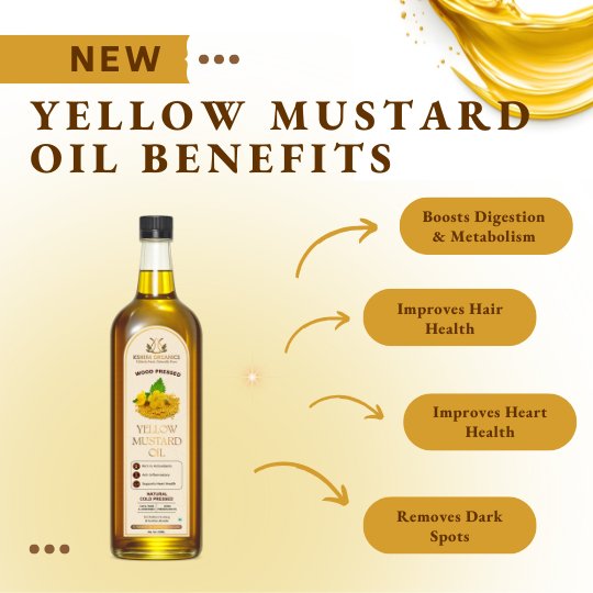 Wood Pressed Yellow Mustard Oil thumbnail 3