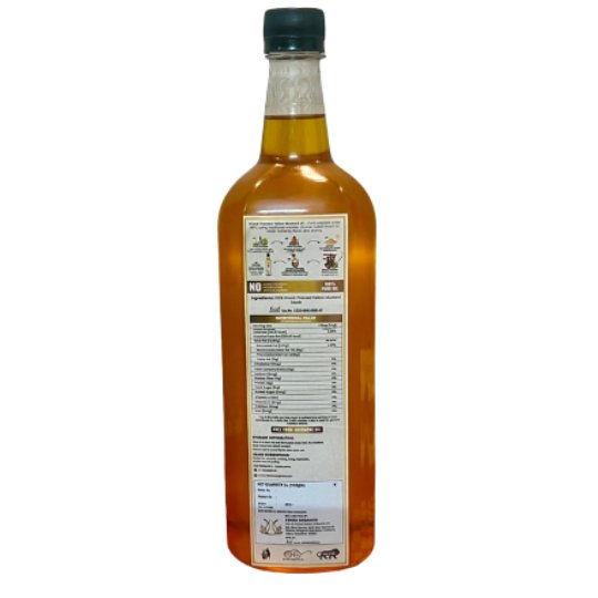 Wood Pressed Yellow Mustard Oil thumbnail 2