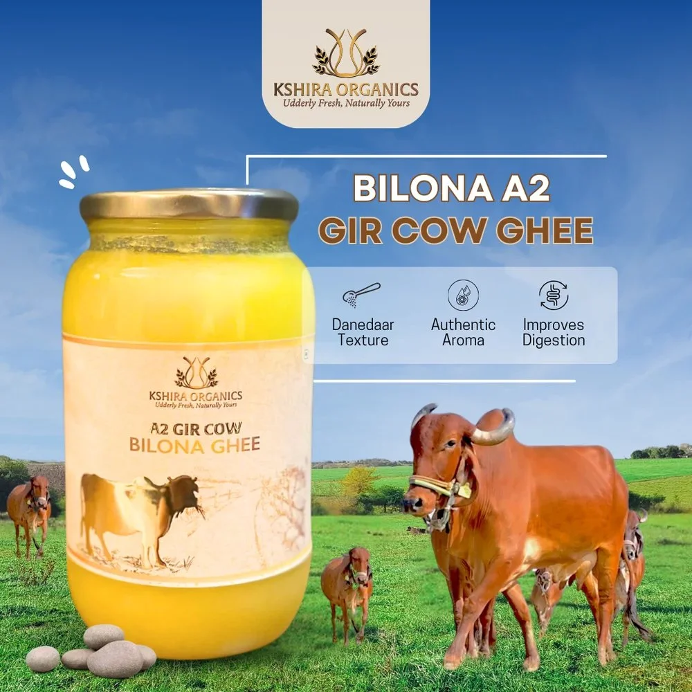 Kshira Organics A2 Gir Cow Bilona Ghee thumbnail 3