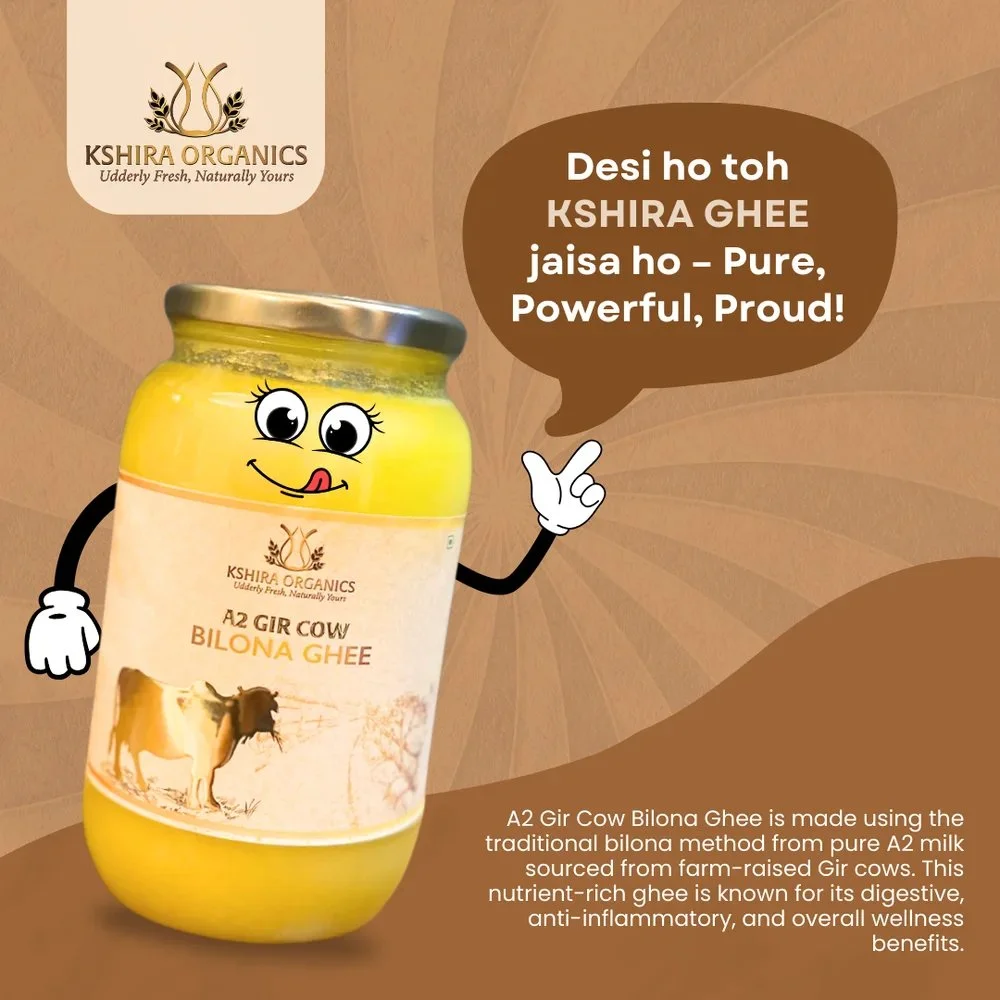 Kshira Organics A2 Gir Cow Bilona Ghee thumbnail 4