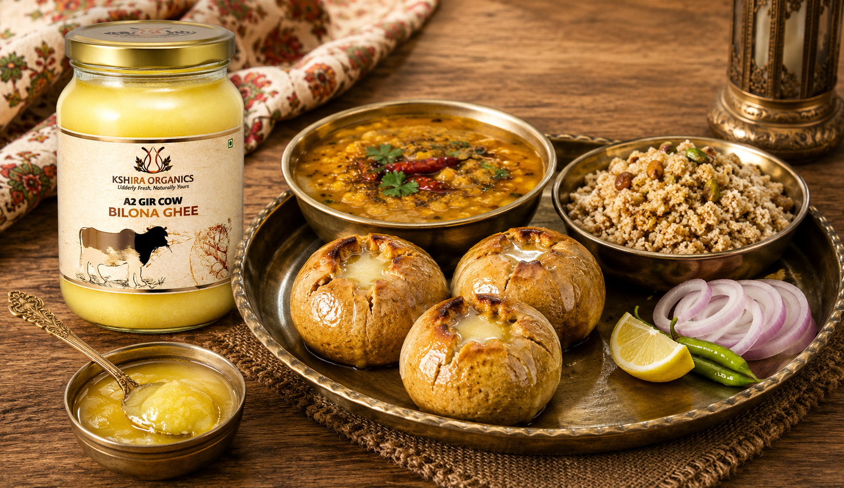 Rajasthani Dal Baati Churma