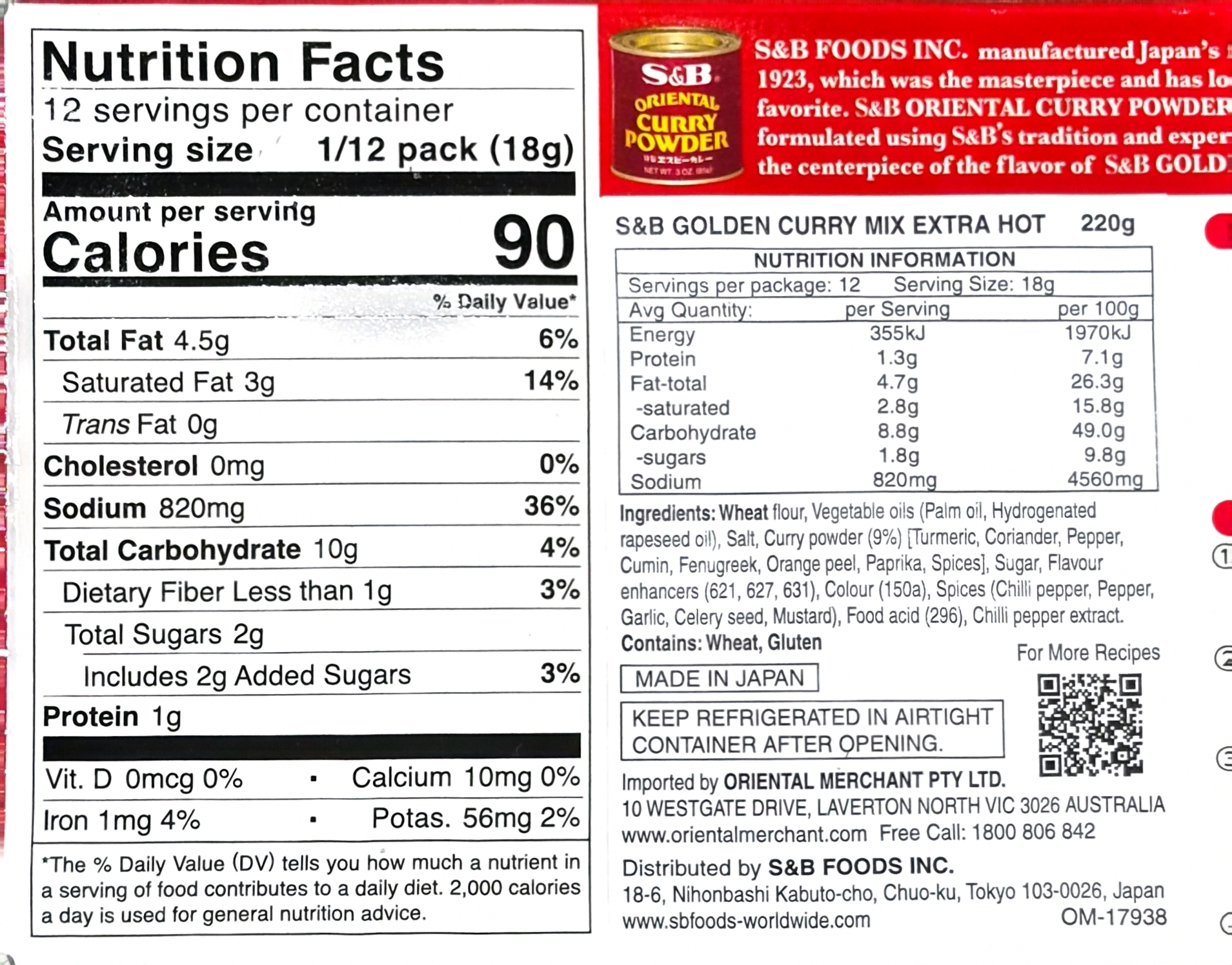 Product Label 1