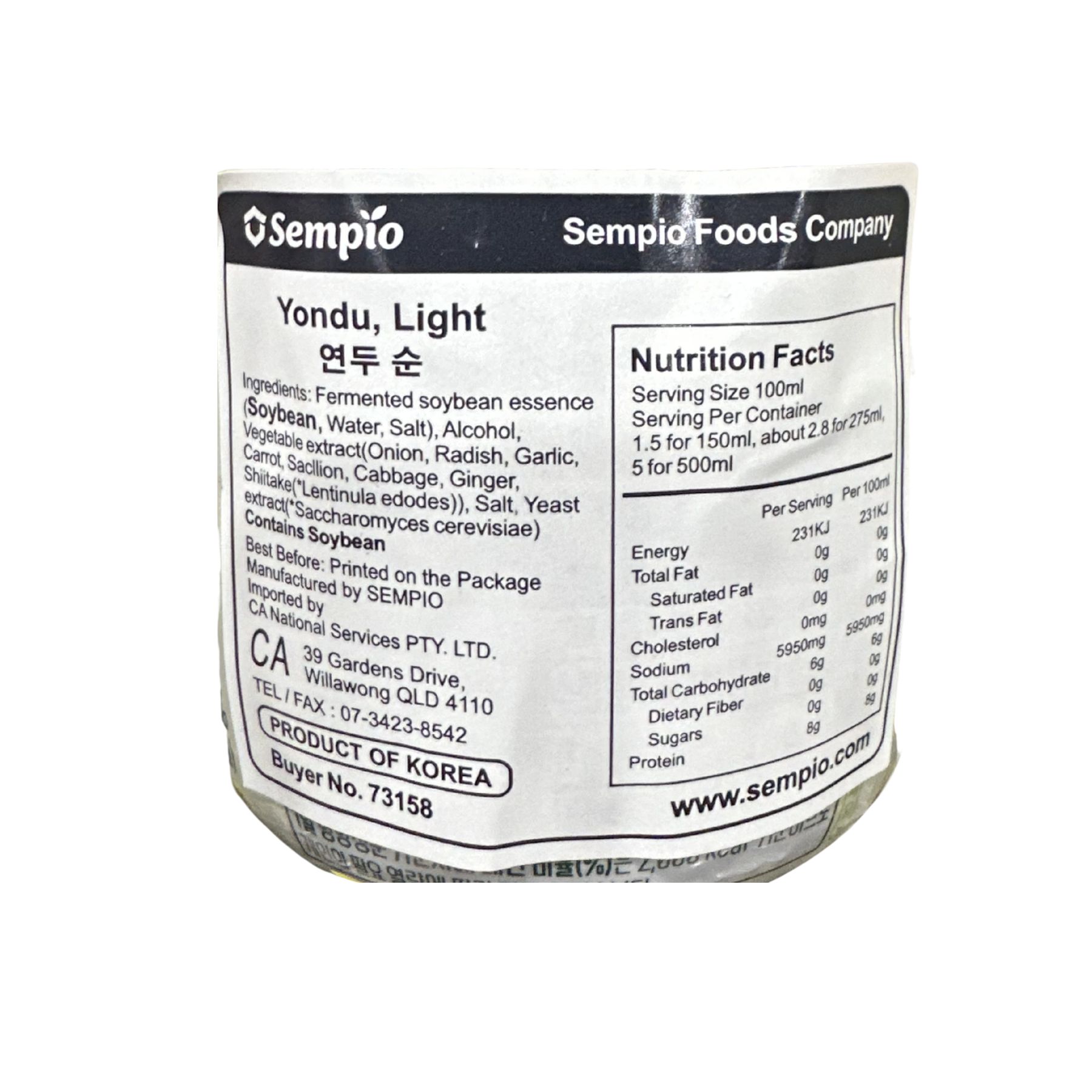 Product Label 1