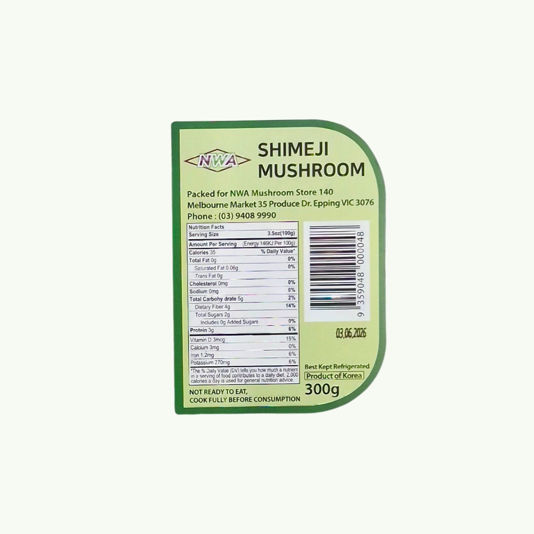 Product Label 1