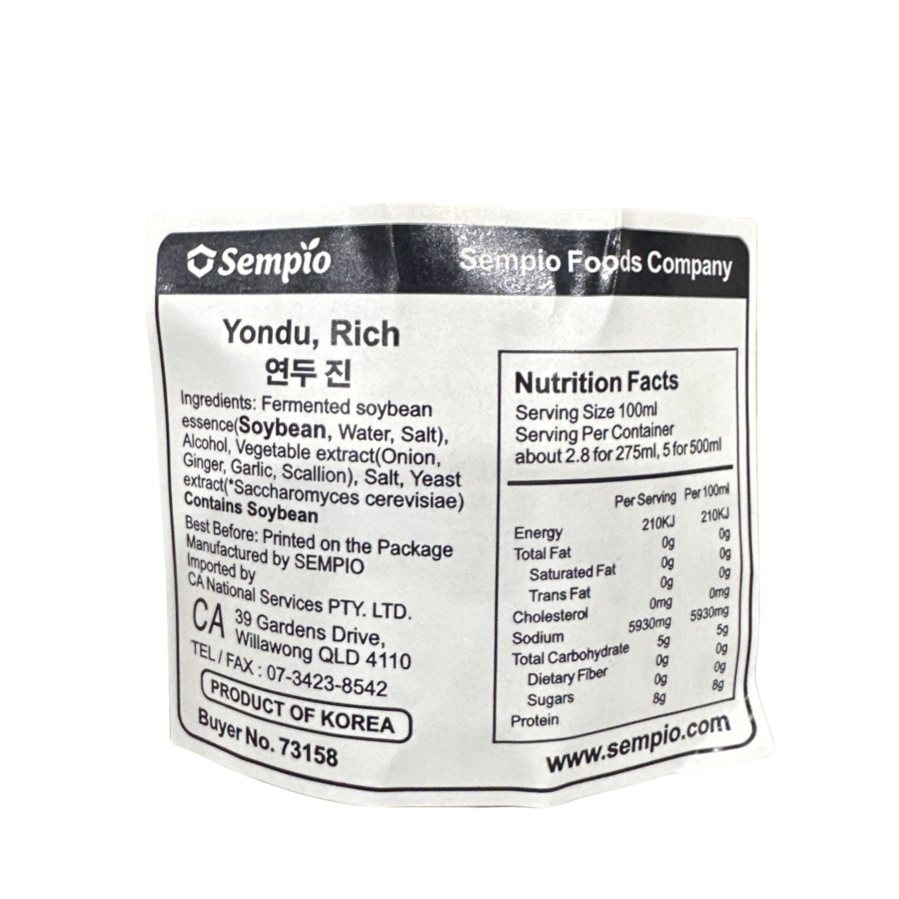 Product Label 1