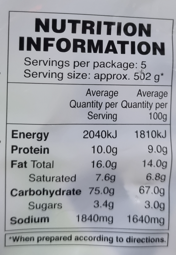 Product Label 1
