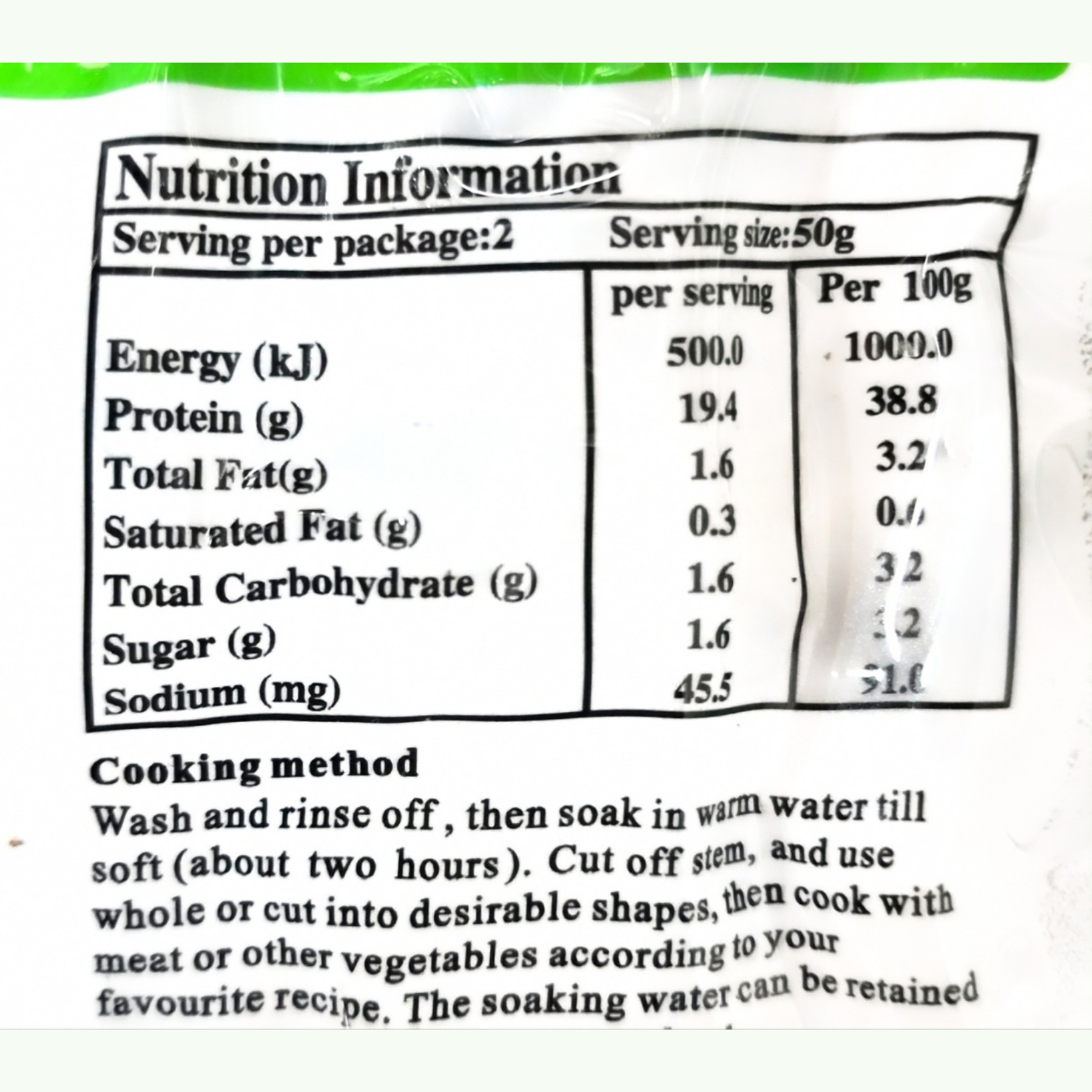 Product Label 1