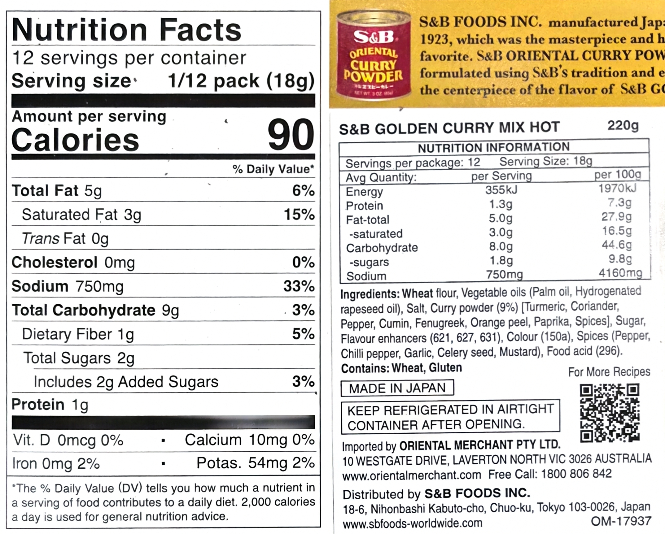 Product Label 1