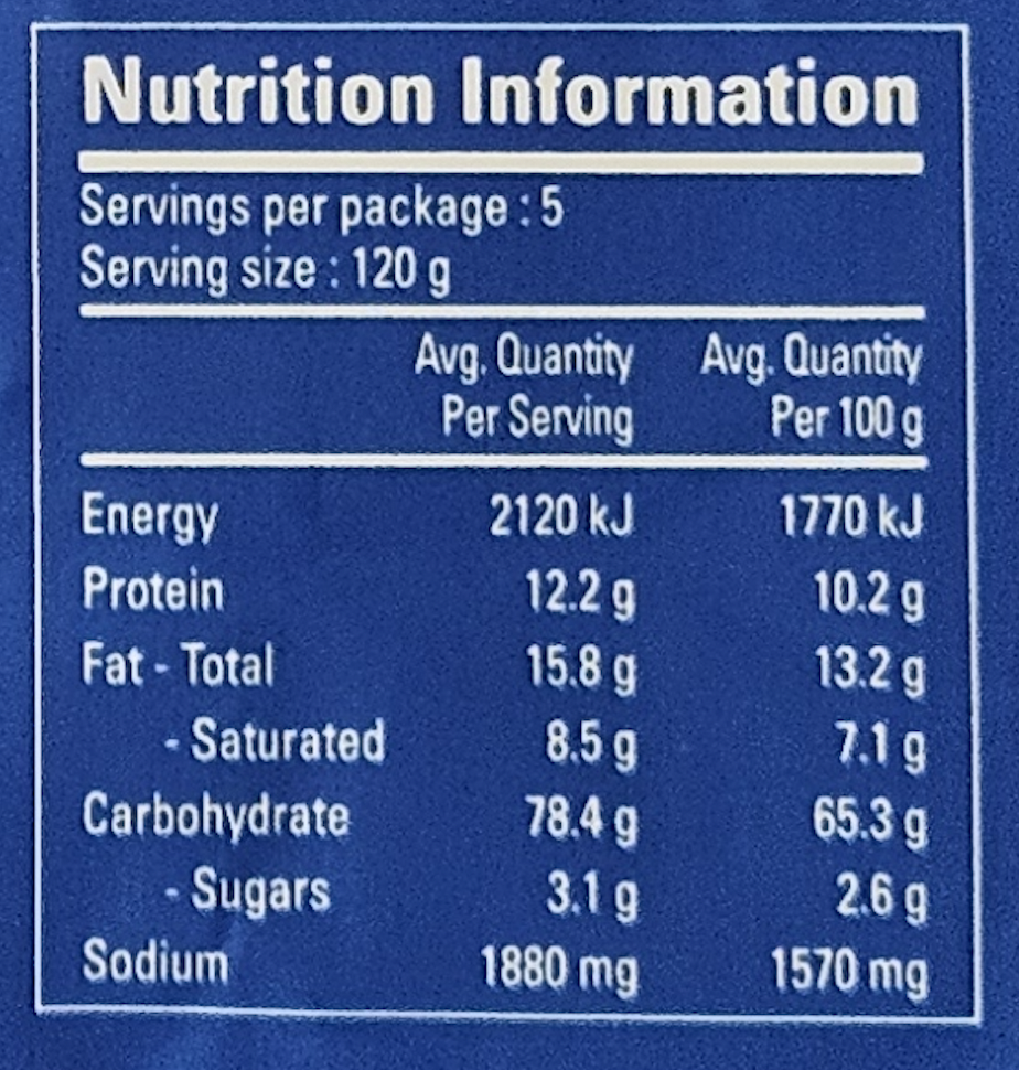 Product Label 1