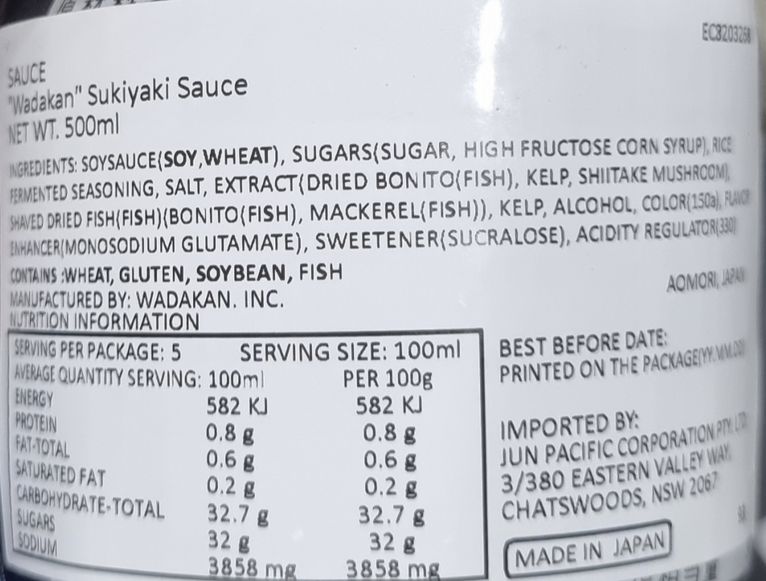 Product Label 1