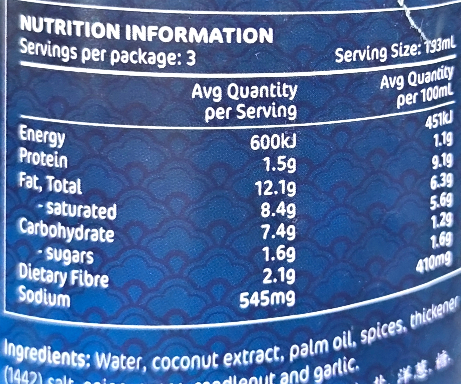 Product Label 1