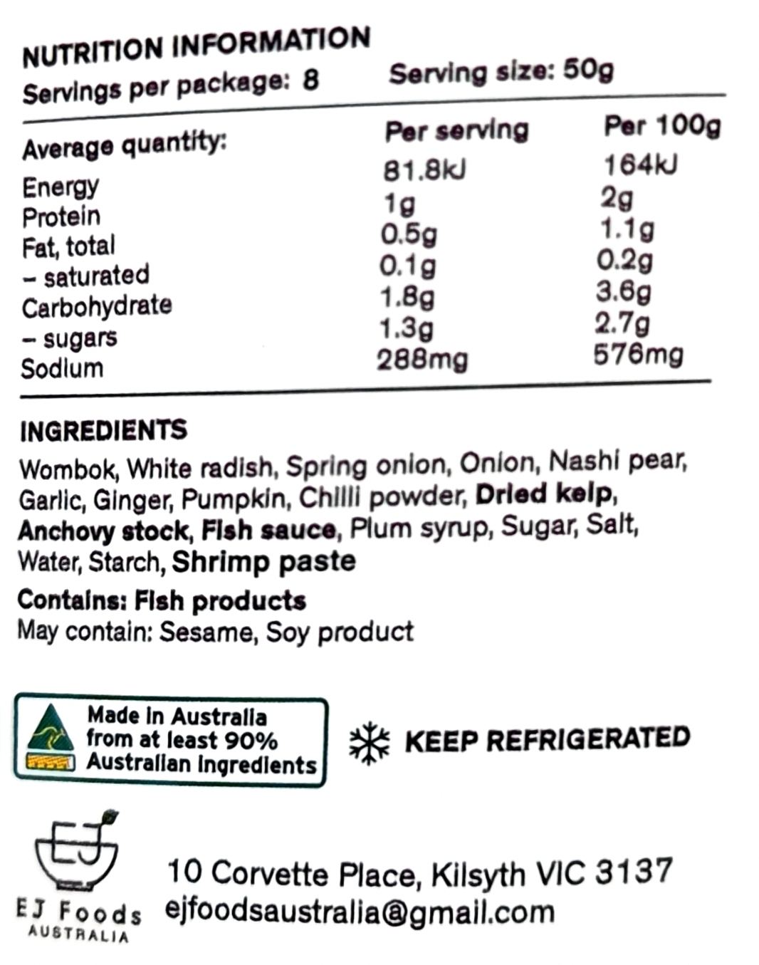 Product Label 1