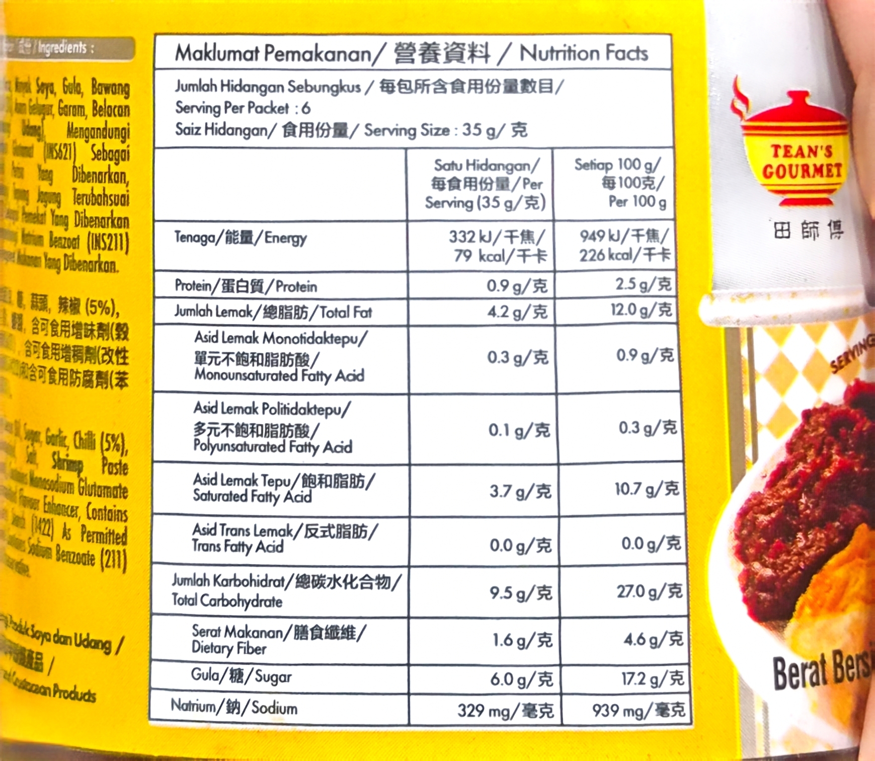 Product Label 1