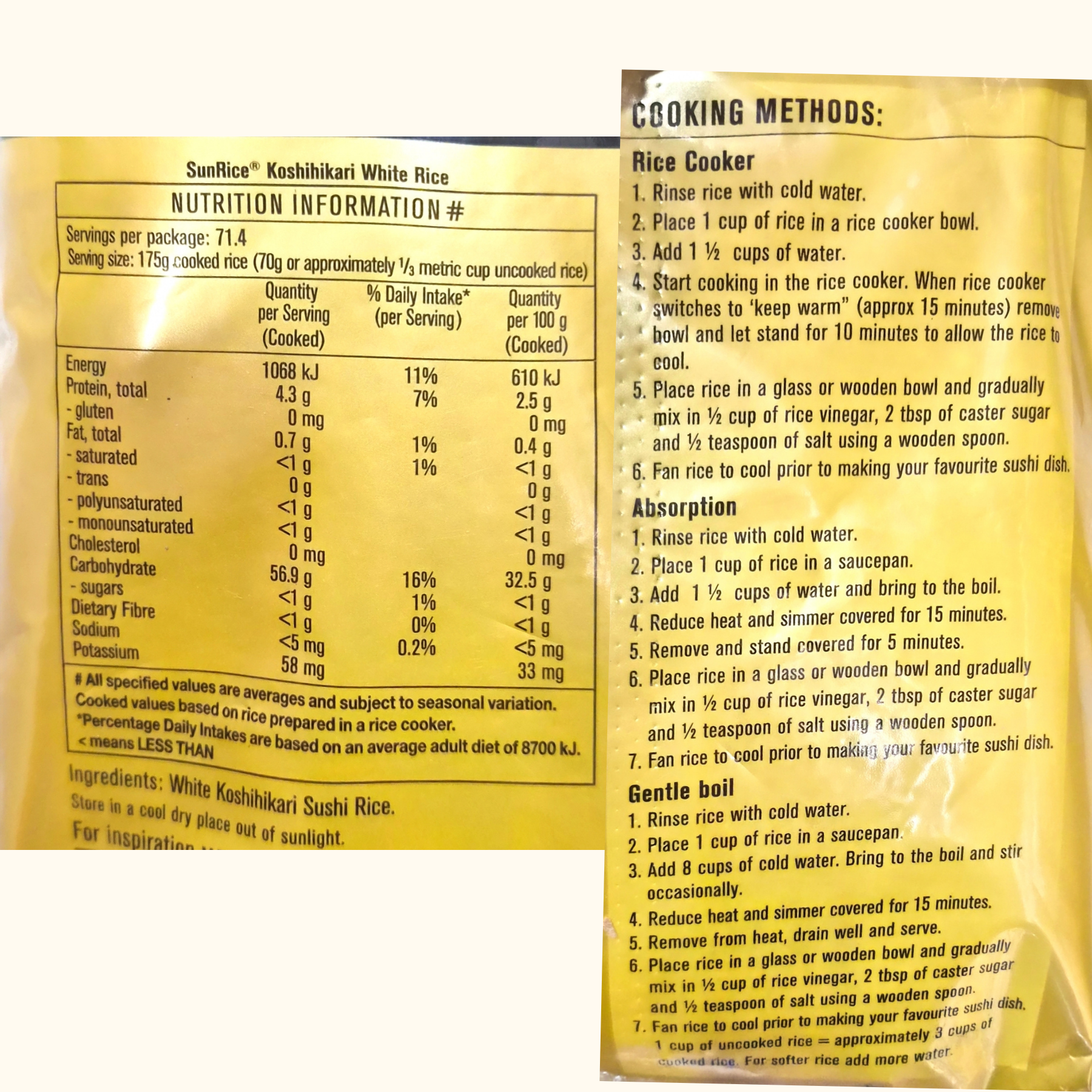 Product Label 1