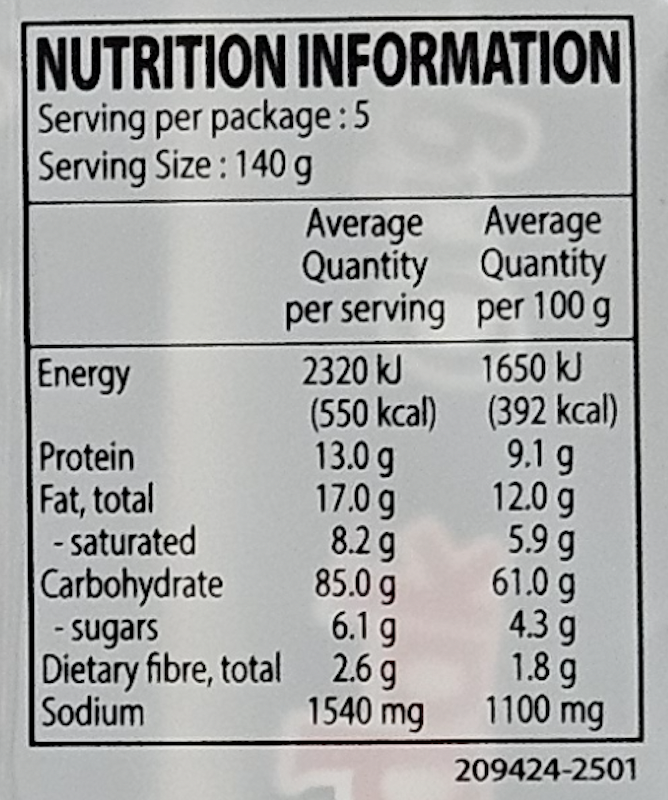 Product Label 2