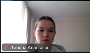 🥈 2 місце Литкіна Анастасія