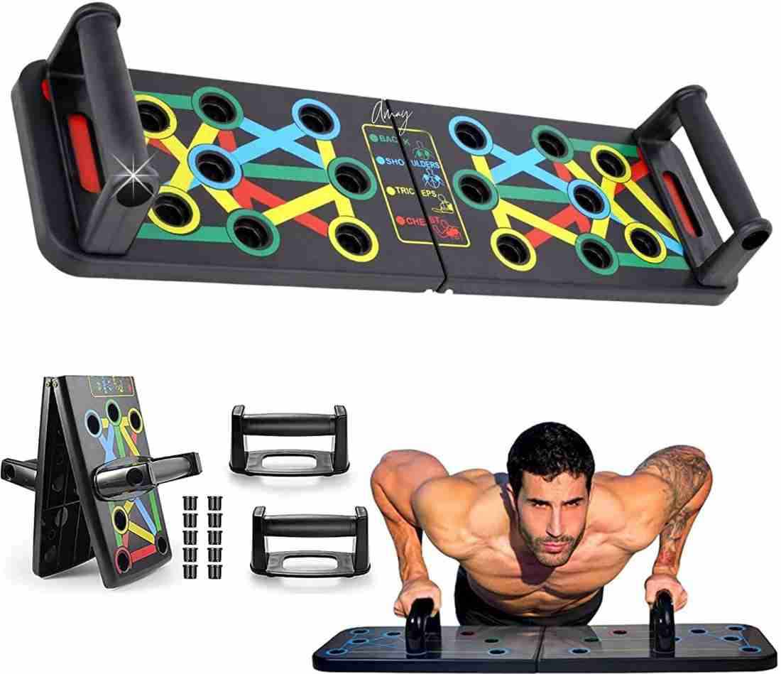 Wearslim Multifunction Rack Comprehensive Fitness Exercise Workout 10 in 1 Stands Push-up Bar (Multicolor)