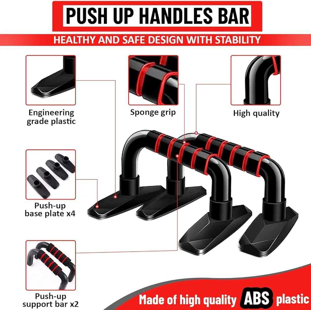BOLDFIT Push Up Bar Stand For Gym & Home Exercise, Push Up Stand For Men & Women. Push-up Bar