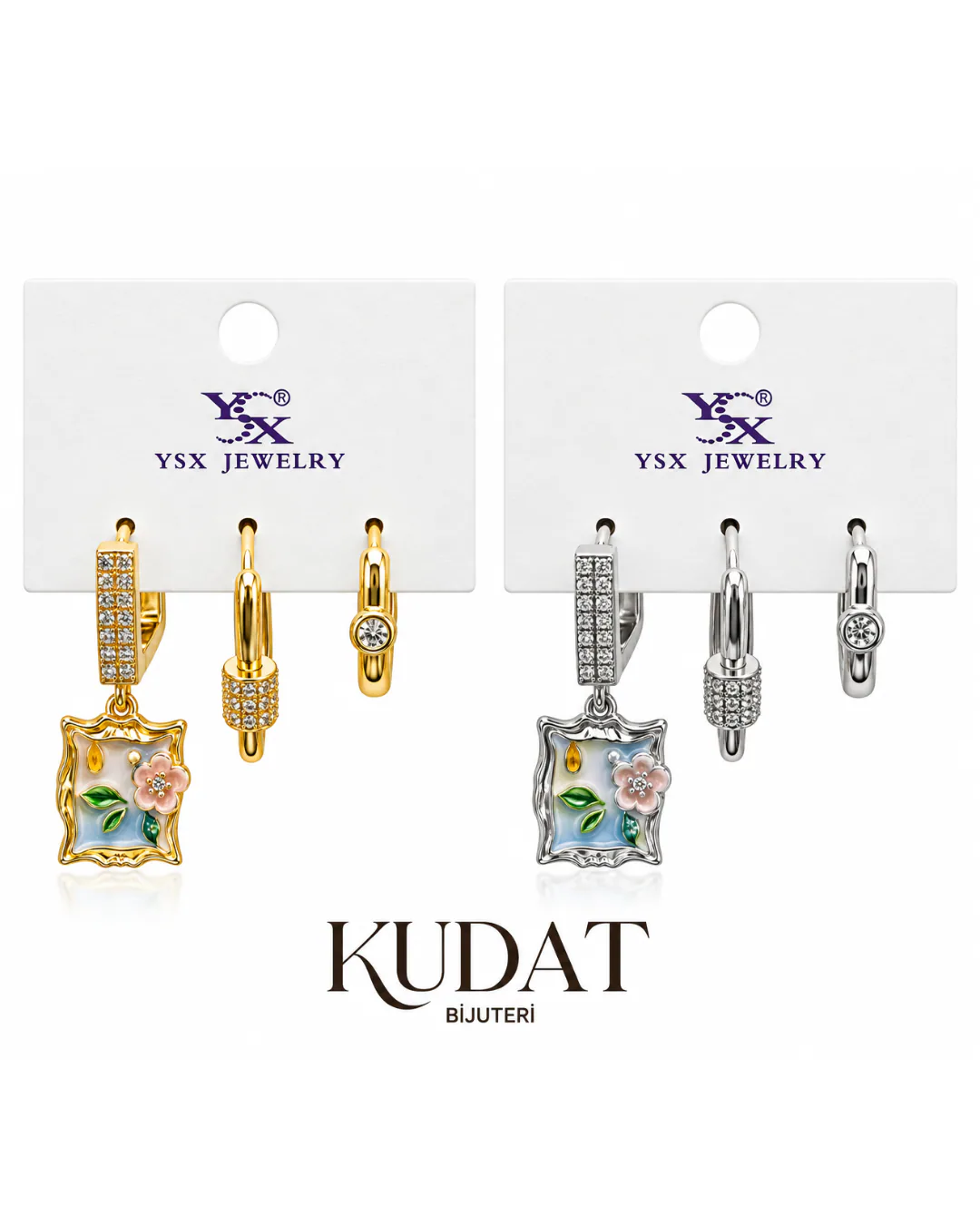 3’Lü Ysx Küpe