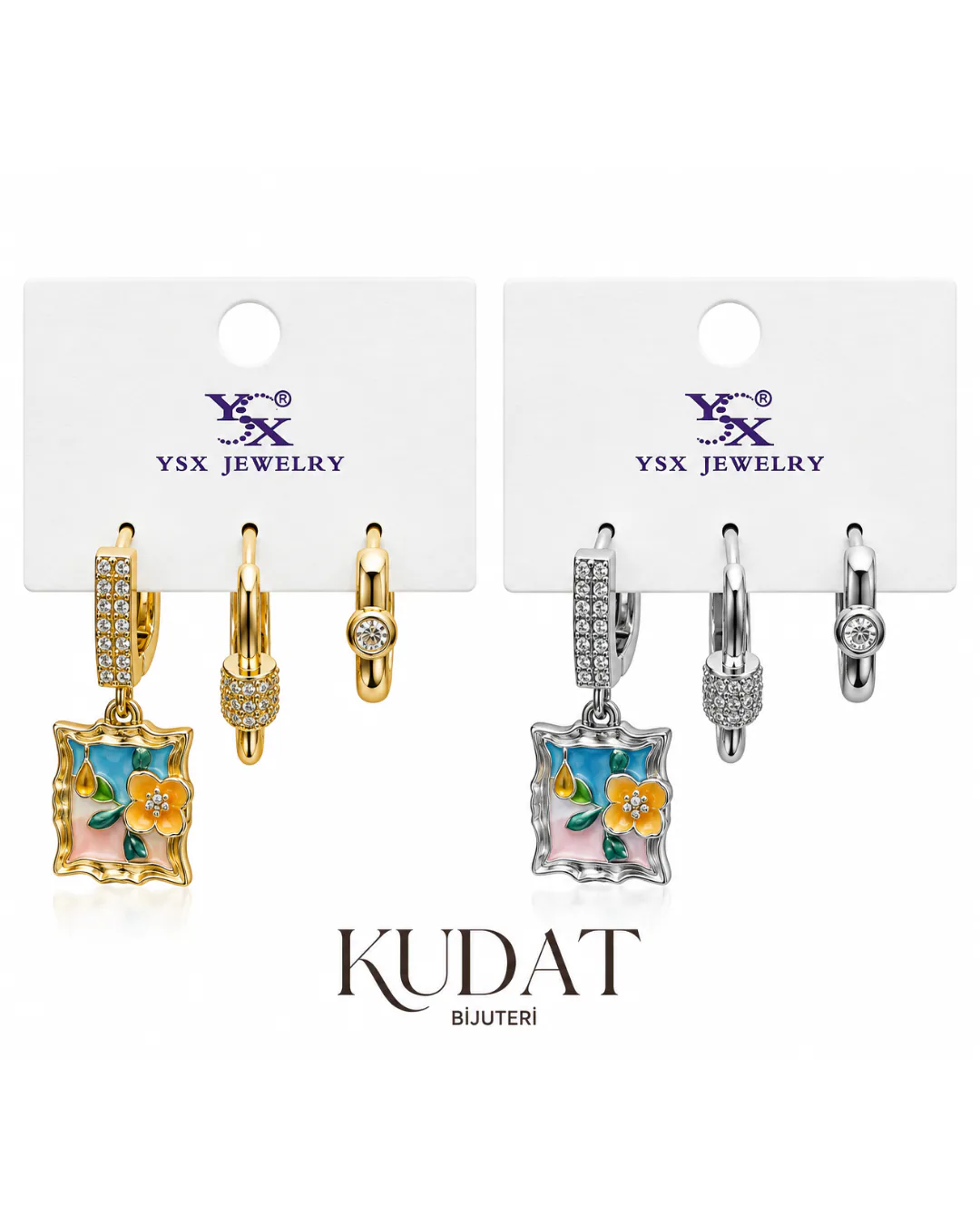 3’Lü Ysx Küpe